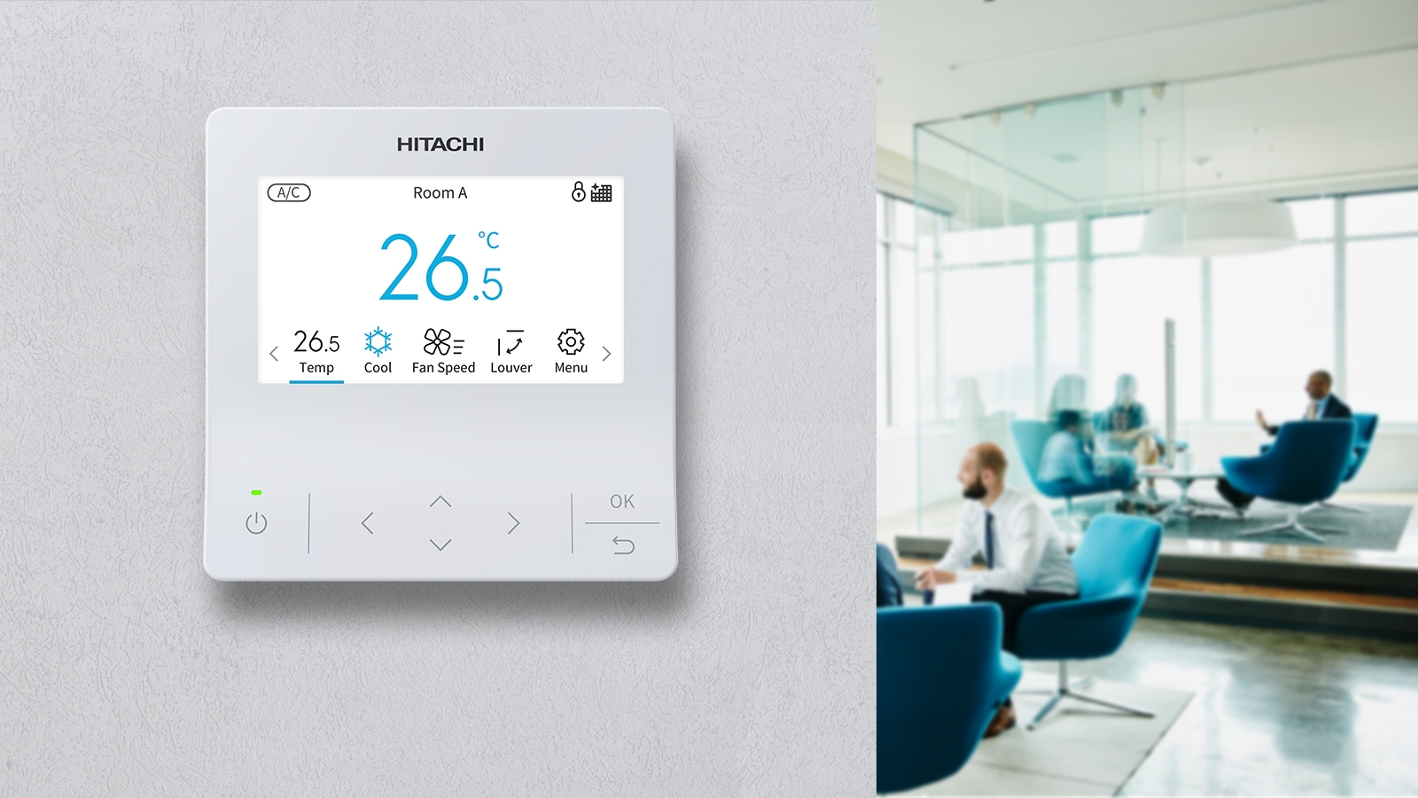 Hitachi Advanced Color Wired Remote Control(Image1)